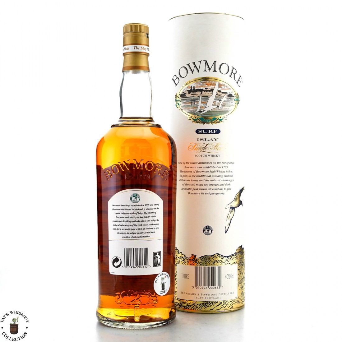 BOWMORE SURF アイラ シングルモルトウイスキー 1000ml BOWMORE SURF アイラ シングルモルトウイスキー 1000ml ボウモア